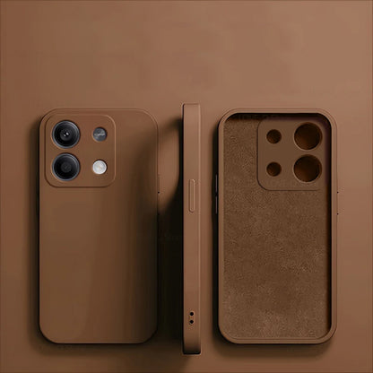 Redmi Note 13 Case Square Liquid Silicone Soft funda TPU Cover For Xiaomi Redmi Note 13 Note13Pro Plus Note13 Pro 5G Phone Cases