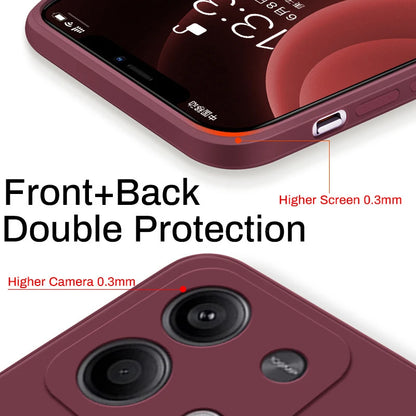 Redmi Note 13 Case Square Liquid Silicone Soft funda TPU Cover For Xiaomi Redmi Note 13 Note13Pro Plus Note13 Pro 5G Phone Cases