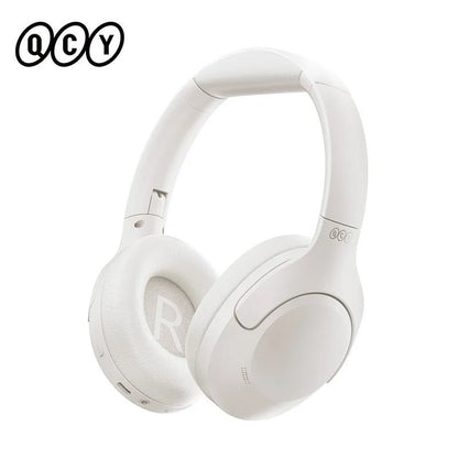 QCY-Écouteurs sans fil et filaires H3 Lite ANC, Bluetooth 5.3, casque supra-auriculaire pliable, son HIFI, 60 heures de lecture, écouteurs pour touristes allergiques