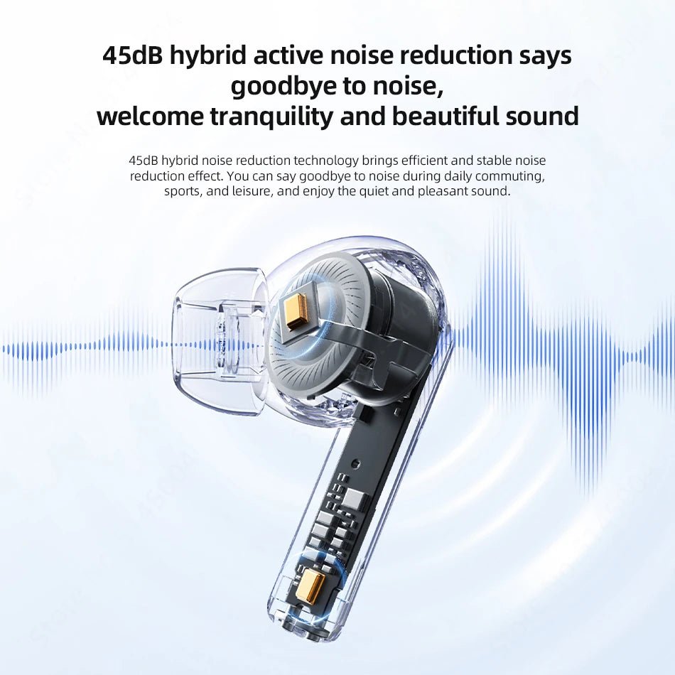 Honor CHOICE LCHSE X7i écouteurs True Wireless 45dB suppression Active du bruit TWS écouteur Bluetooth 40 heures d'autonomie de la batterie