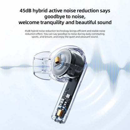 Honor CHOICE LCHSE X7i écouteurs True Wireless 45dB suppression Active du bruit TWS écouteur Bluetooth 40 heures d'autonomie de la batterie