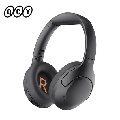 QCY-Écouteurs sans fil et filaires H3 Lite ANC, Bluetooth 5.3, casque supra-auriculaire pliable, son HIFI, 60 heures de lecture, écouteurs pour touristes allergiques