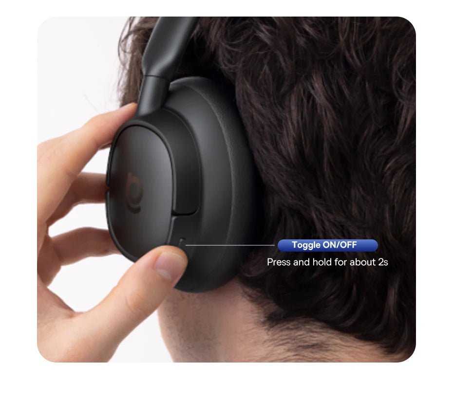 Baseus EH10 NC ANC casque sans fil 45dB casques hybrides adaptatifs antibruit casque LDAC haute résolution Bluetooth 6.0 80 heures