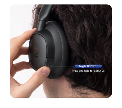 Baseus EH10 NC ANC casque sans fil 45dB casques hybrides adaptatifs antibruit casque LDAC haute résolution Bluetooth 6.0 80 heures