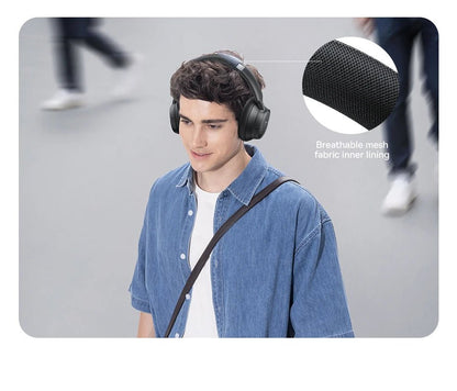 Baseus EH10 NC ANC casque sans fil 45dB casques hybrides adaptatifs antibruit casque LDAC haute résolution Bluetooth 6.0 80 heures