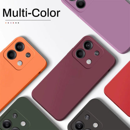 Redmi Note 13 Case Square Liquid Silicone Soft funda TPU Cover For Xiaomi Redmi Note 13 Note13Pro Plus Note13 Pro 5G Phone Cases